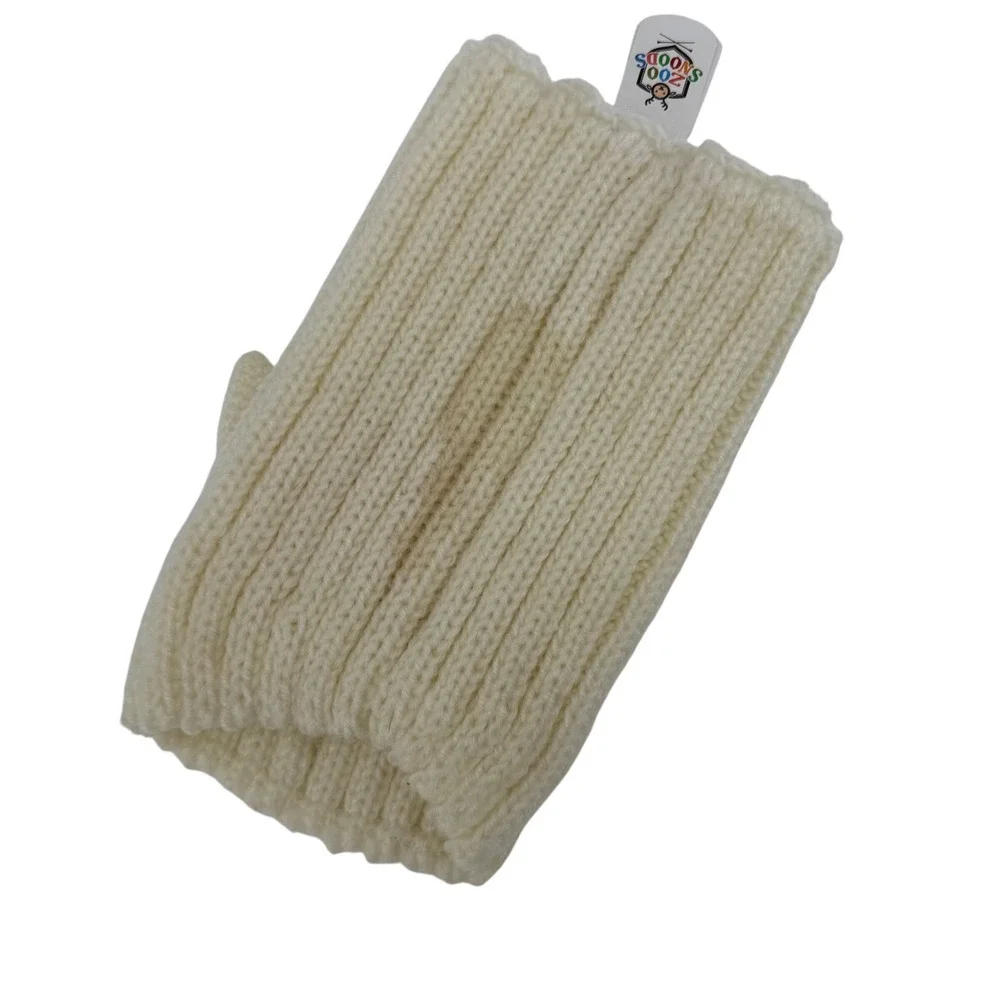 Zoo Snoods Bunny Rabbit Dog‎ Headband Costume Pet Knitted Ivory Ears